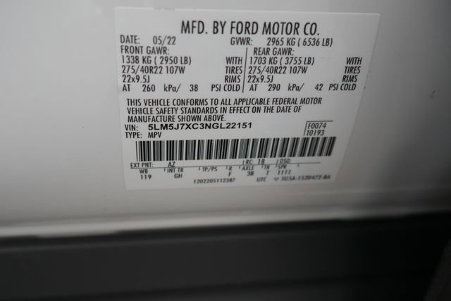 Used 2022 Lincoln Aviator Reserve w/ Equipment Group 201A image 33