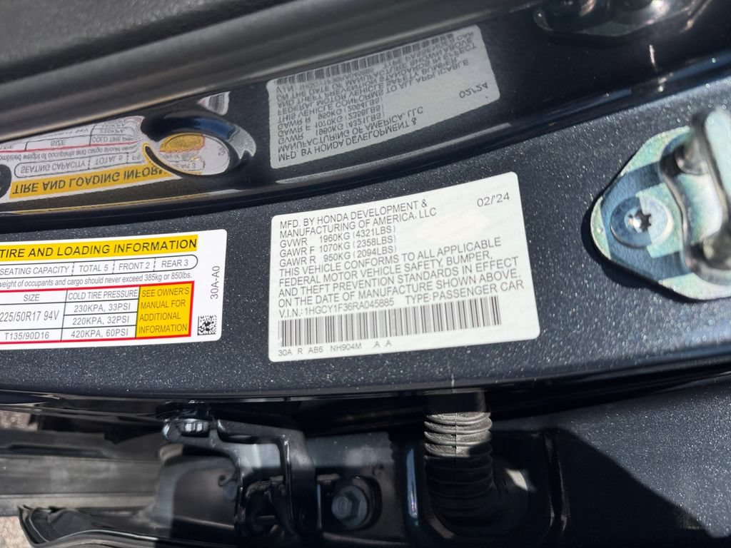 Used 2024 Honda Accord EX image 30