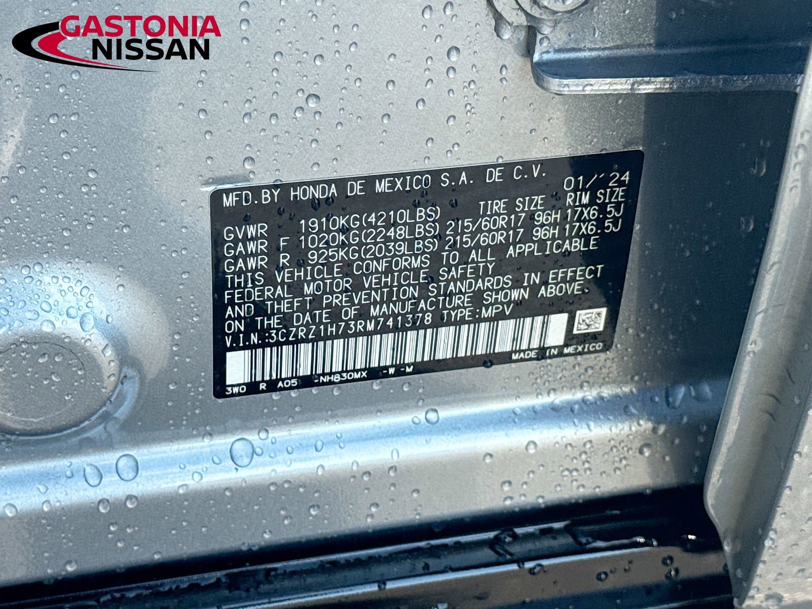 Used 2024 Honda HR-V EX-L image 40