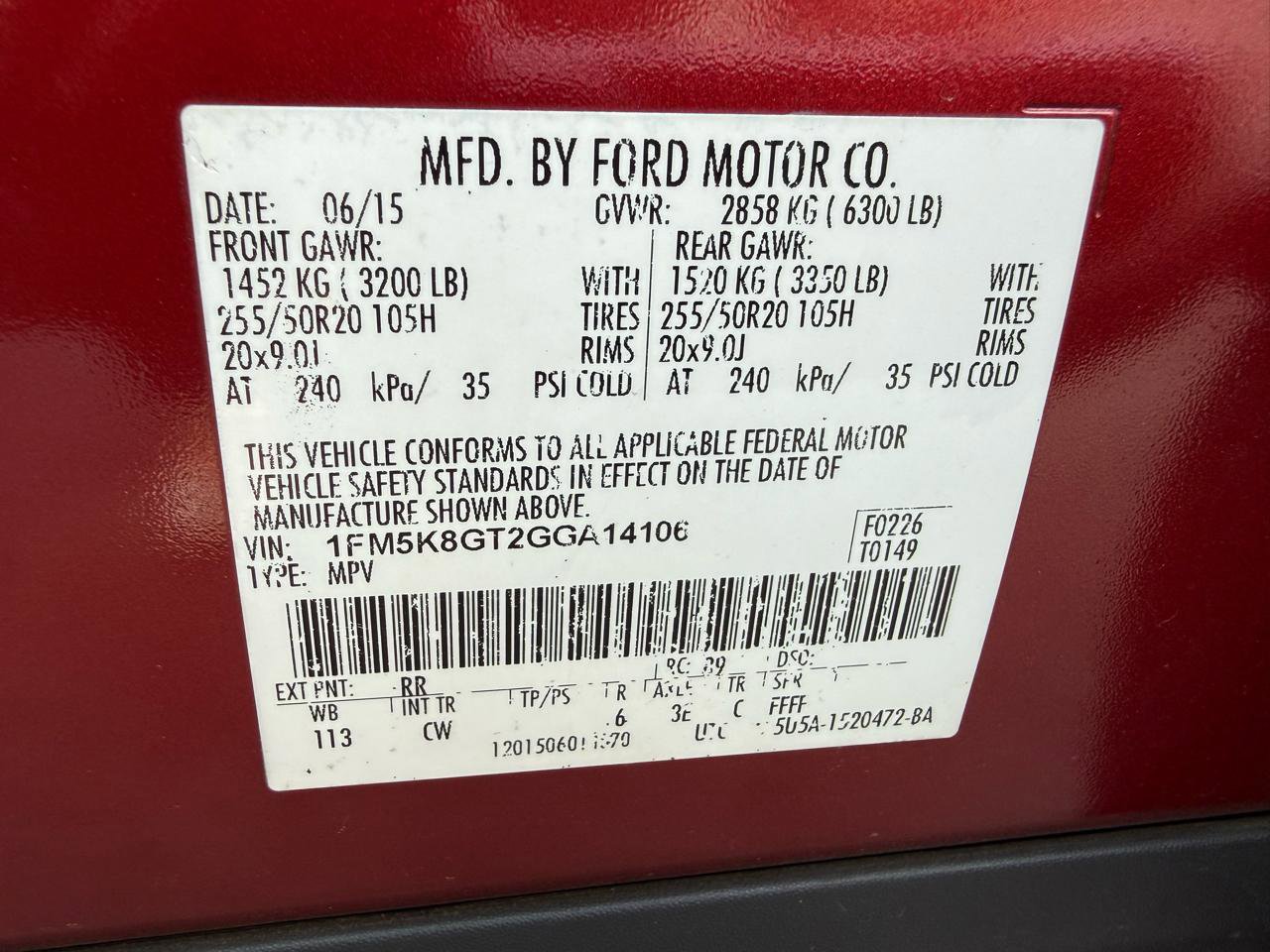 Used 2016 Ford Explorer Sport w/ Equipment Group 401A image 48