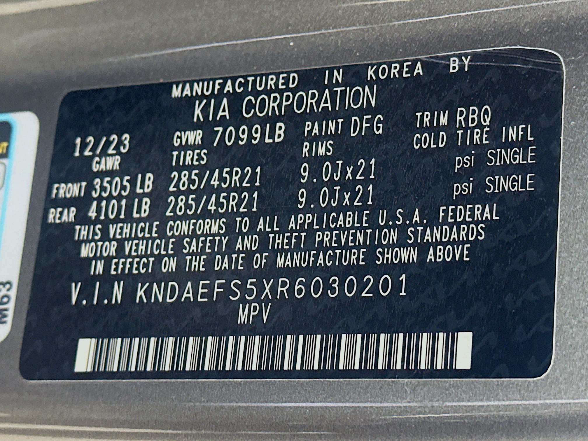 Used 2024 Kia EV9 GT-Line AWD/4WD image 12