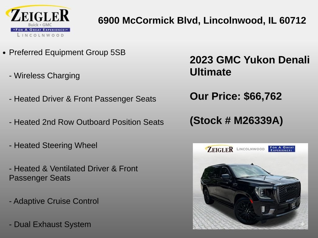 Used 2023 GMC Yukon Denali Ultimate AWD/4WD image 18