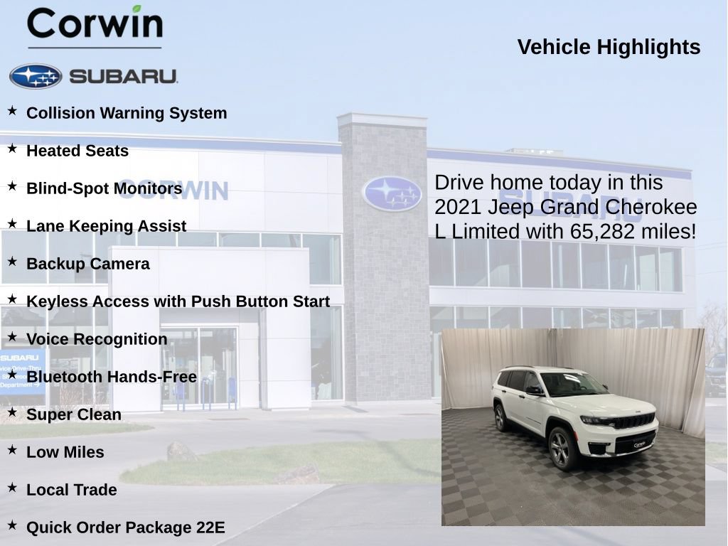 Used 2021 Jeep Grand Cherokee L Limited AWD/4WD image 6
