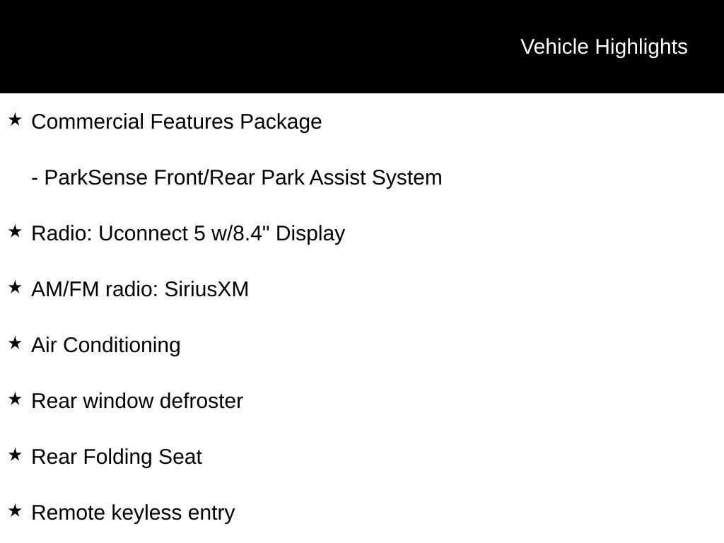 Used 2025 RAM 2500 Tradesman w/ Commercial Features Package image 8