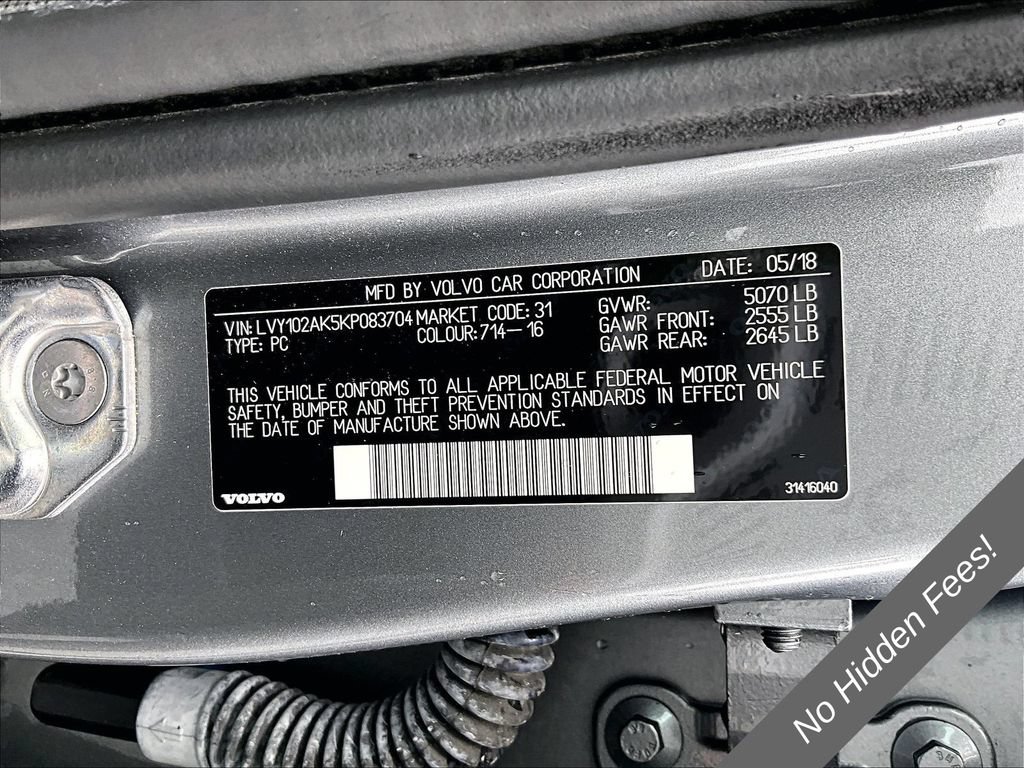 Used 2019 Volvo S90 T5 Momentum FWD image 29