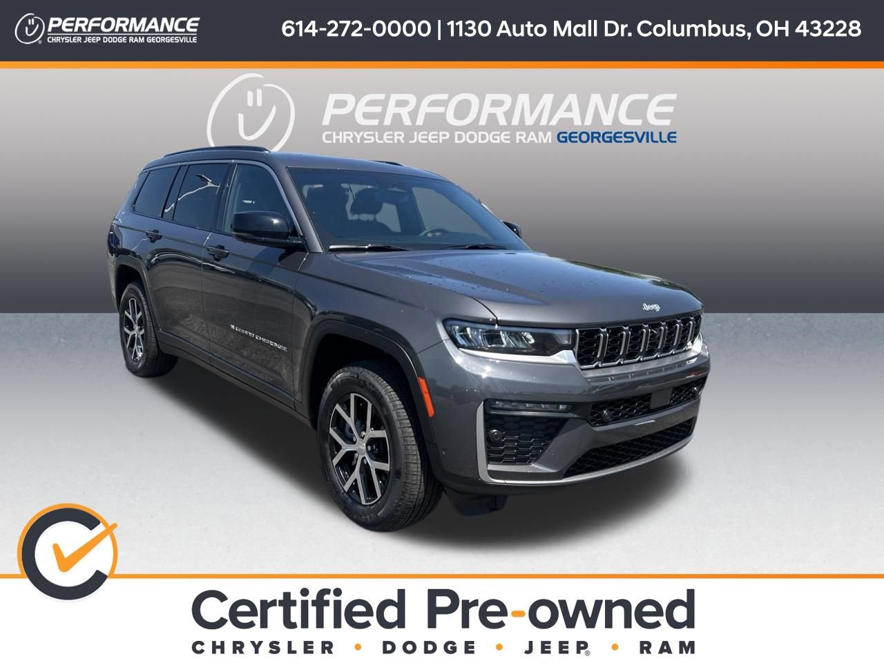 Certified 2026 Jeep Grand Cherokee L Limited w/ Luxury Tech Group II AWD/4WD image 1