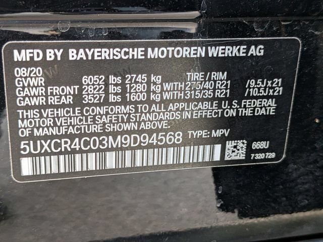 Used 2021 BMW X5 sDrive40i w/ Convenience Package RWD image 52