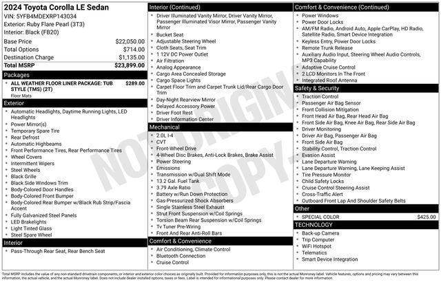 Used 2024 Toyota Corolla LE image 6