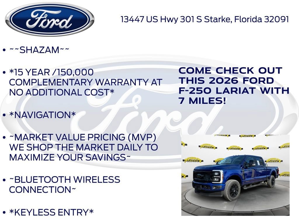 New 2026 Ford F250 Lariat image 5