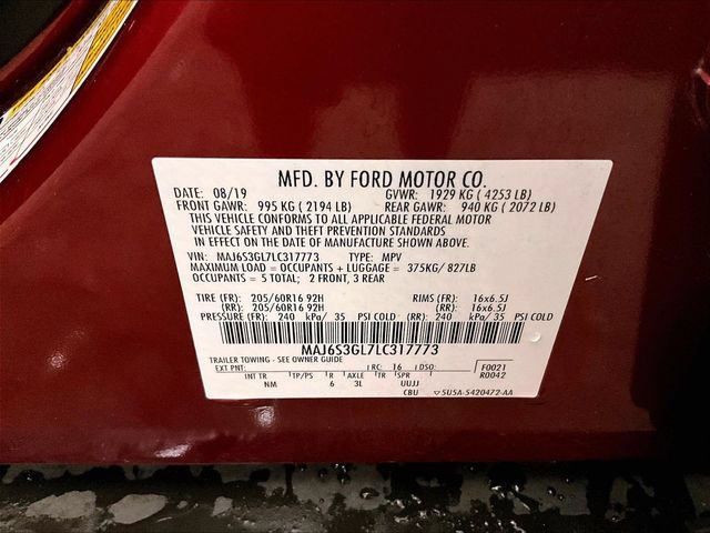 Certified 2020 Ford EcoSport SE w/ SE Convenience Package AWD/4WD image 32