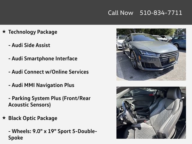 Used 2017 Audi TT 2.0T AWD/4WD image 4
