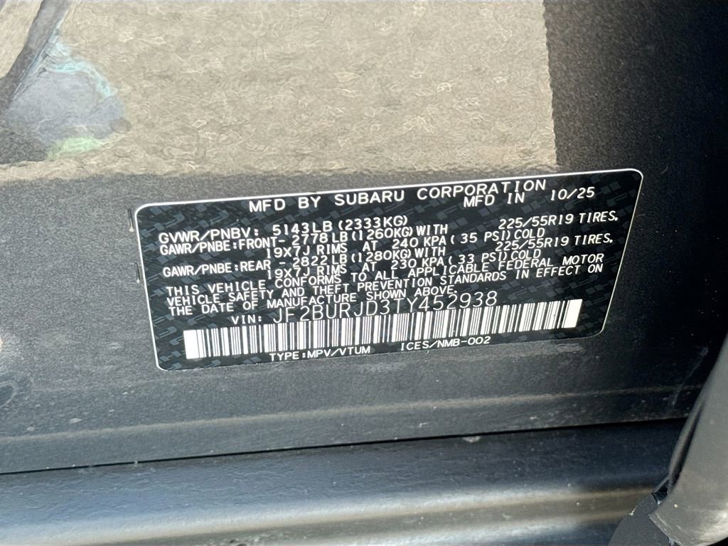 Certified 2026 Subaru Outback Touring XT AWD/4WD image 33