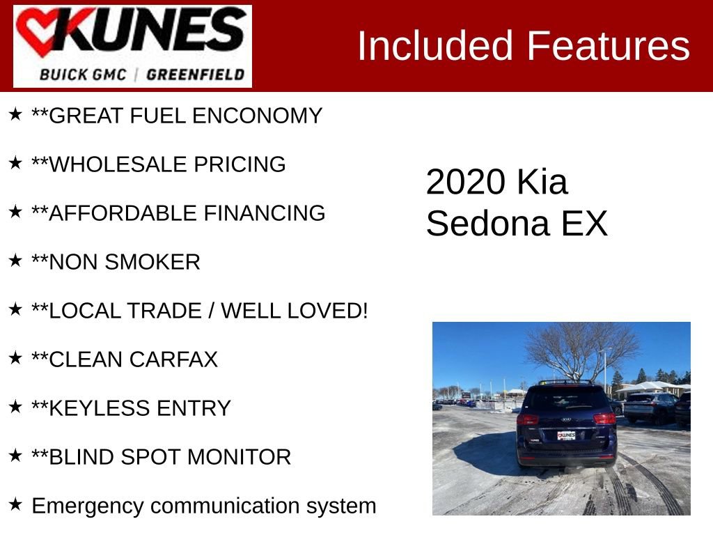Used 2020 Kia Sedona EX image 3