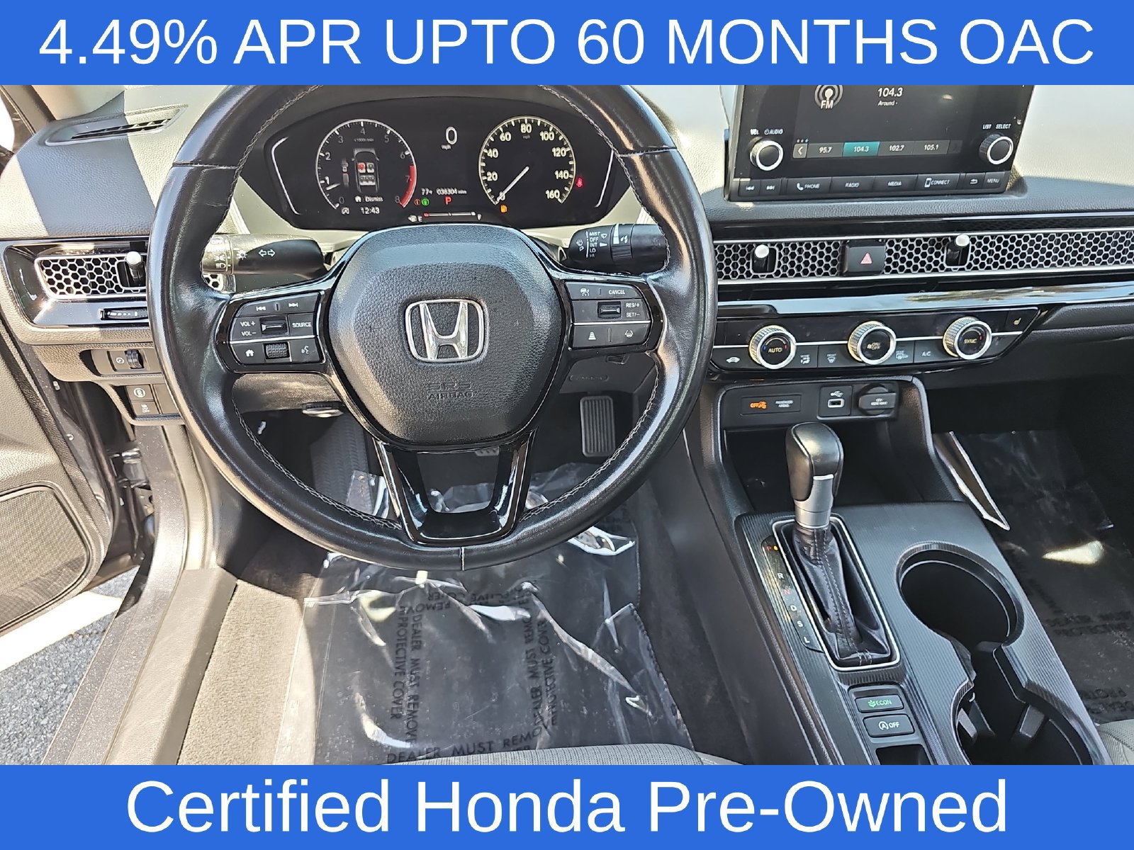Certified 2024 Honda Civic EX image 15