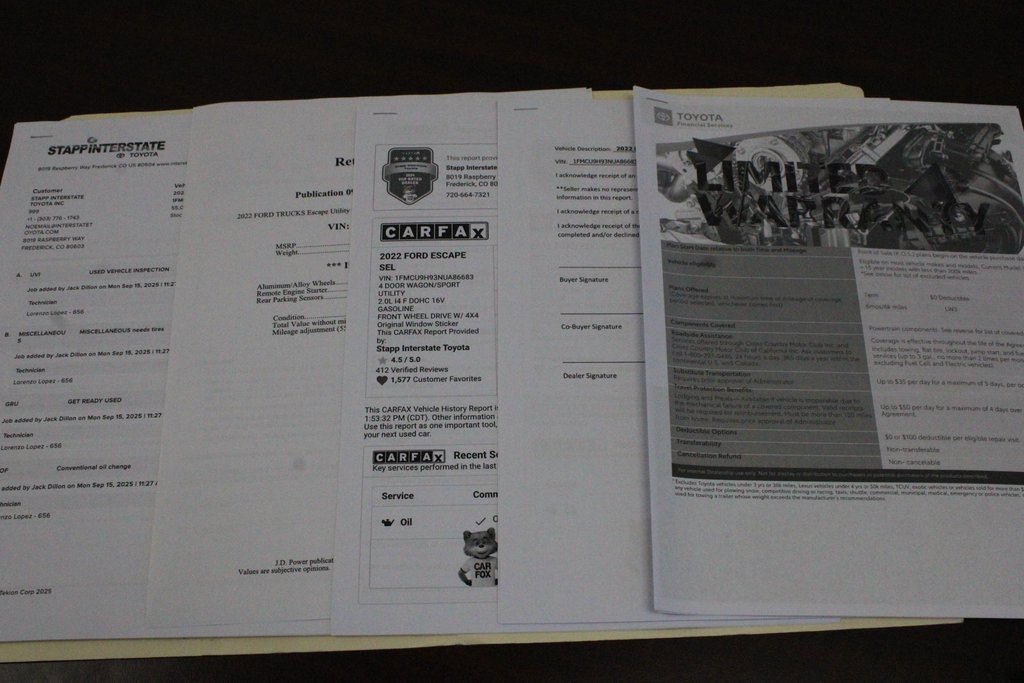 Used 2022 Ford Escape SEL image 27