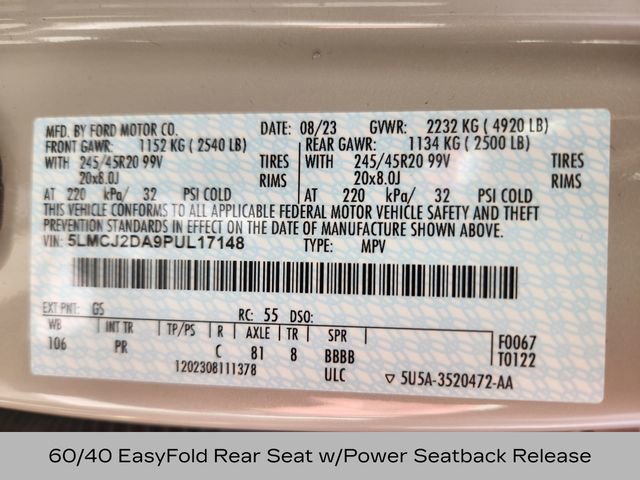 Certified 2023 Lincoln Corsair Reserve w/ Equipment Group 202A image 28