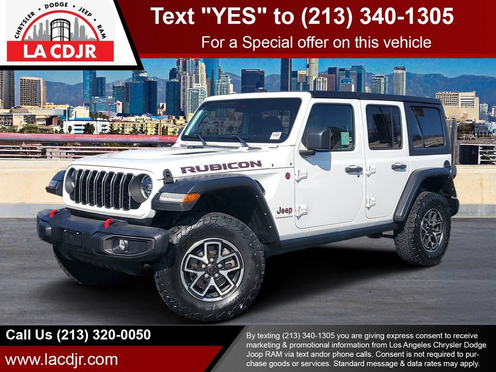 Used 2024 Jeep Wrangler Unlimited Rubicon AWD/4WD image 1
