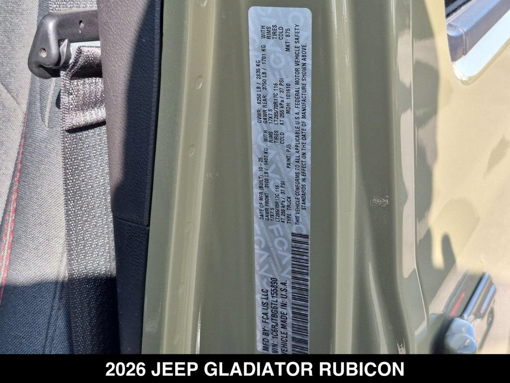 Used 2026 Jeep Gladiator Rubicon AWD/4WD image 24