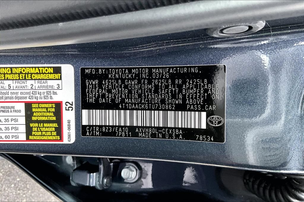 Used 2026 Toyota Camry SE FWD image 16