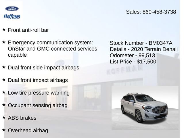 Used 2020 GMC Terrain Denali w/ Denali Premium Package image 30
