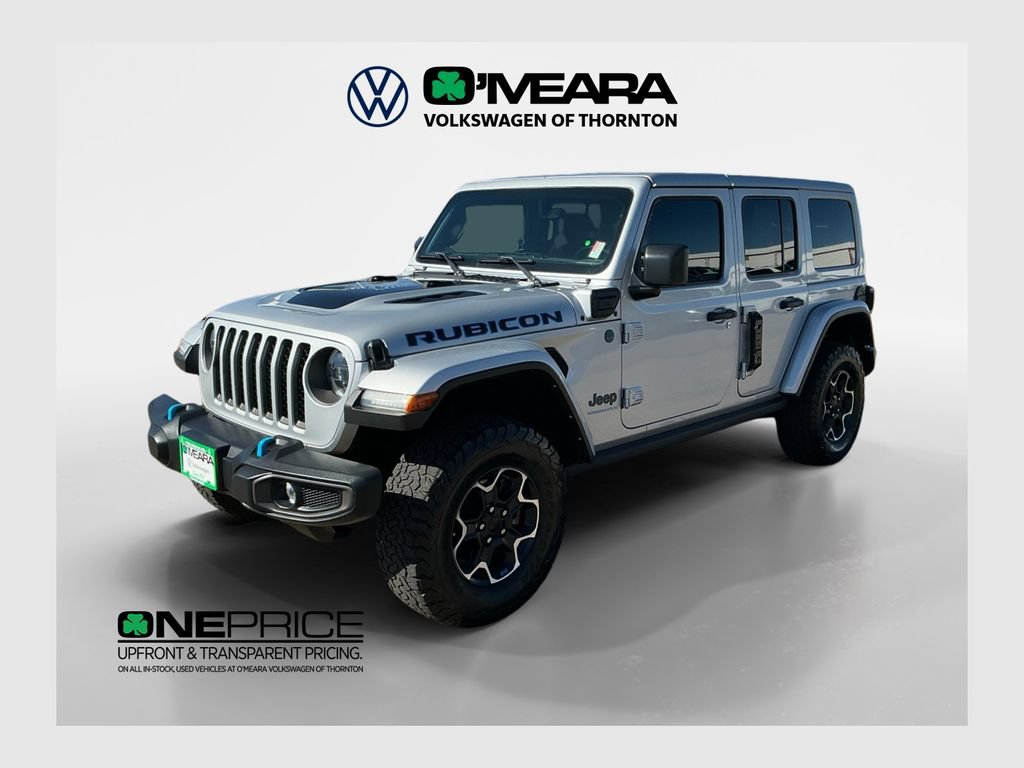 Used 2023 Jeep Wrangler Unlimited Rubicon 4xe w/ Cold Weather Group AWD/4WD 360° Tour