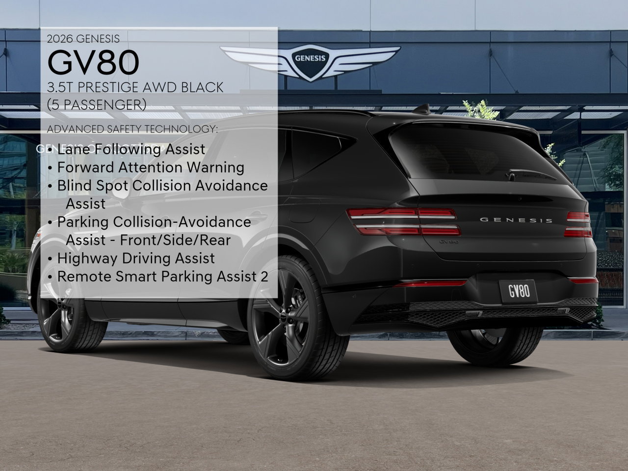 New 2026 Genesis GV80 3.5T Prestige AWD/4WD image 7