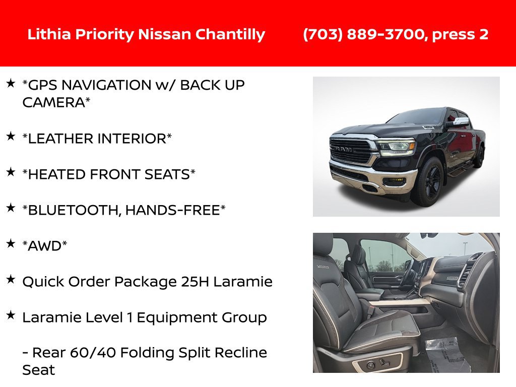 Used 2020 RAM 1500 Laramie AWD/4WD image 6
