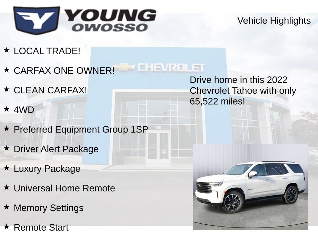 Used 2022 Chevrolet Tahoe RST w/ Luxury Package image 8