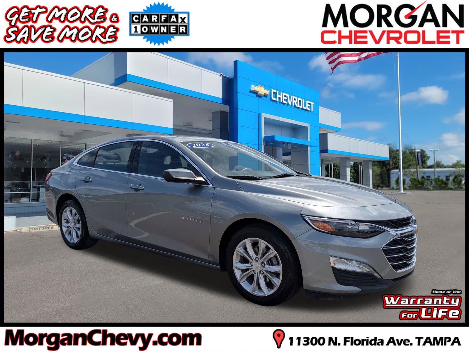 Used 2024 Chevrolet Malibu LT FWD image 1