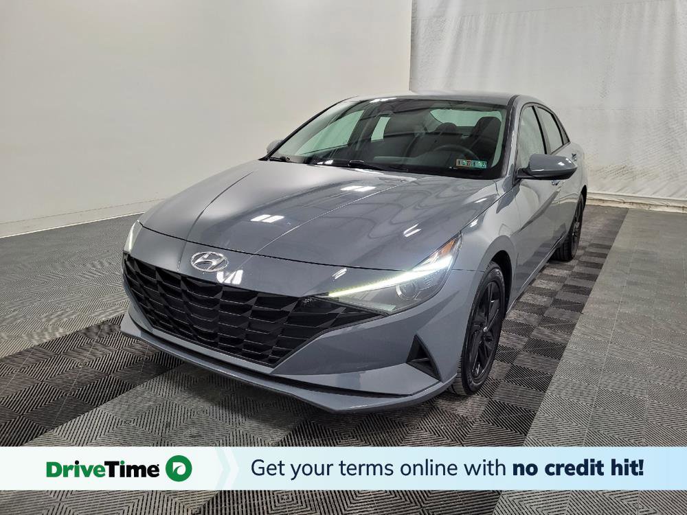 Used 2021 Hyundai Elantra Blue image 1