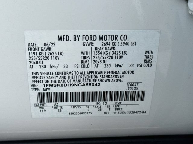 Certified 2022 Ford Explorer XLT w/ Equipment Group 202A AWD/4WD image 41