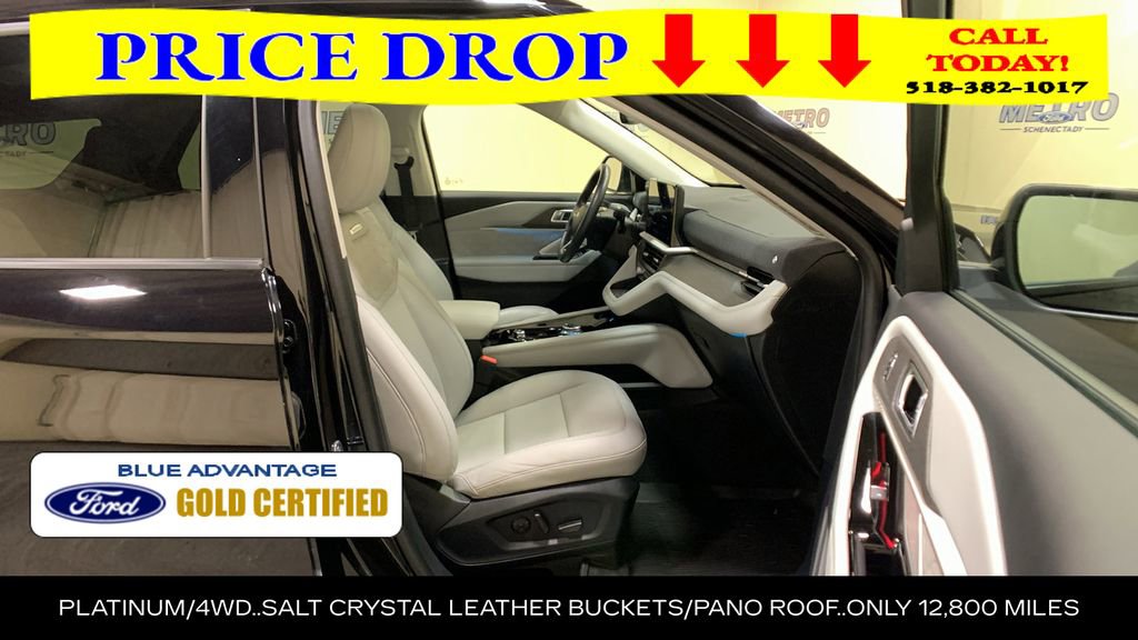 Certified 2025 Ford Explorer Platinum w/ LUX Leather Package AWD/4WD image 11