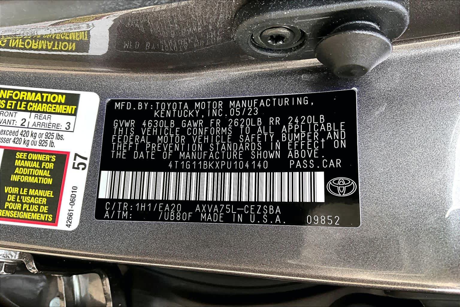 Certified 2023 Toyota Camry SE w/ Cold Weather Package AWD/4WD image 34