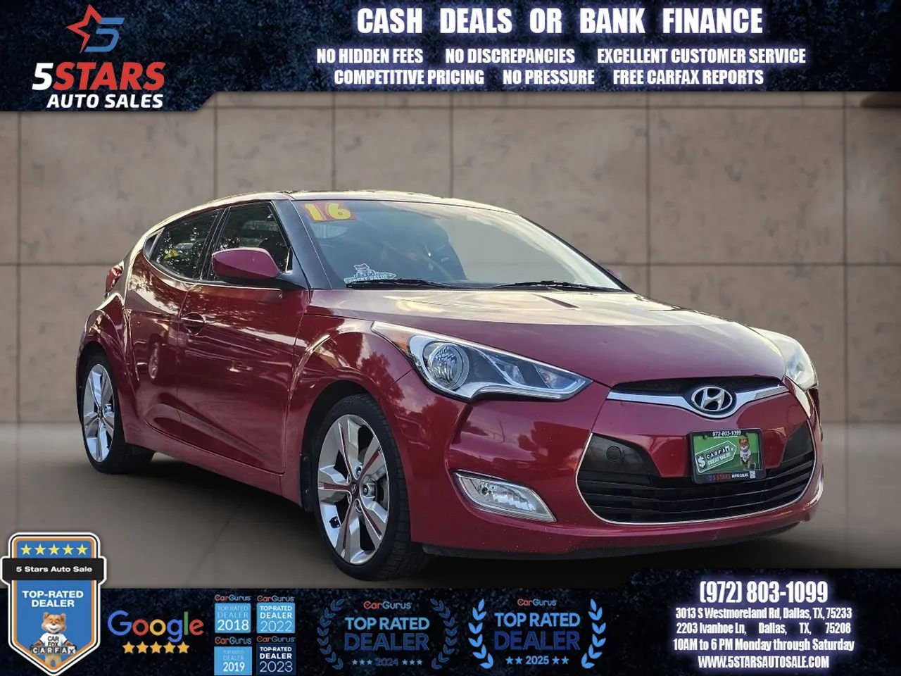 Used 2016 Hyundai Veloster w/ Option Group 03
