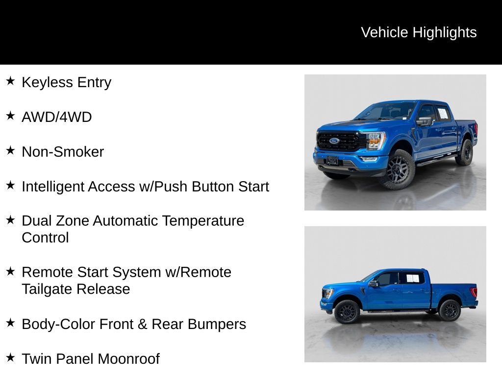 Certified 2021 Ford F150 XLT w/ Equipment Group 302A High AWD/4WD image 31
