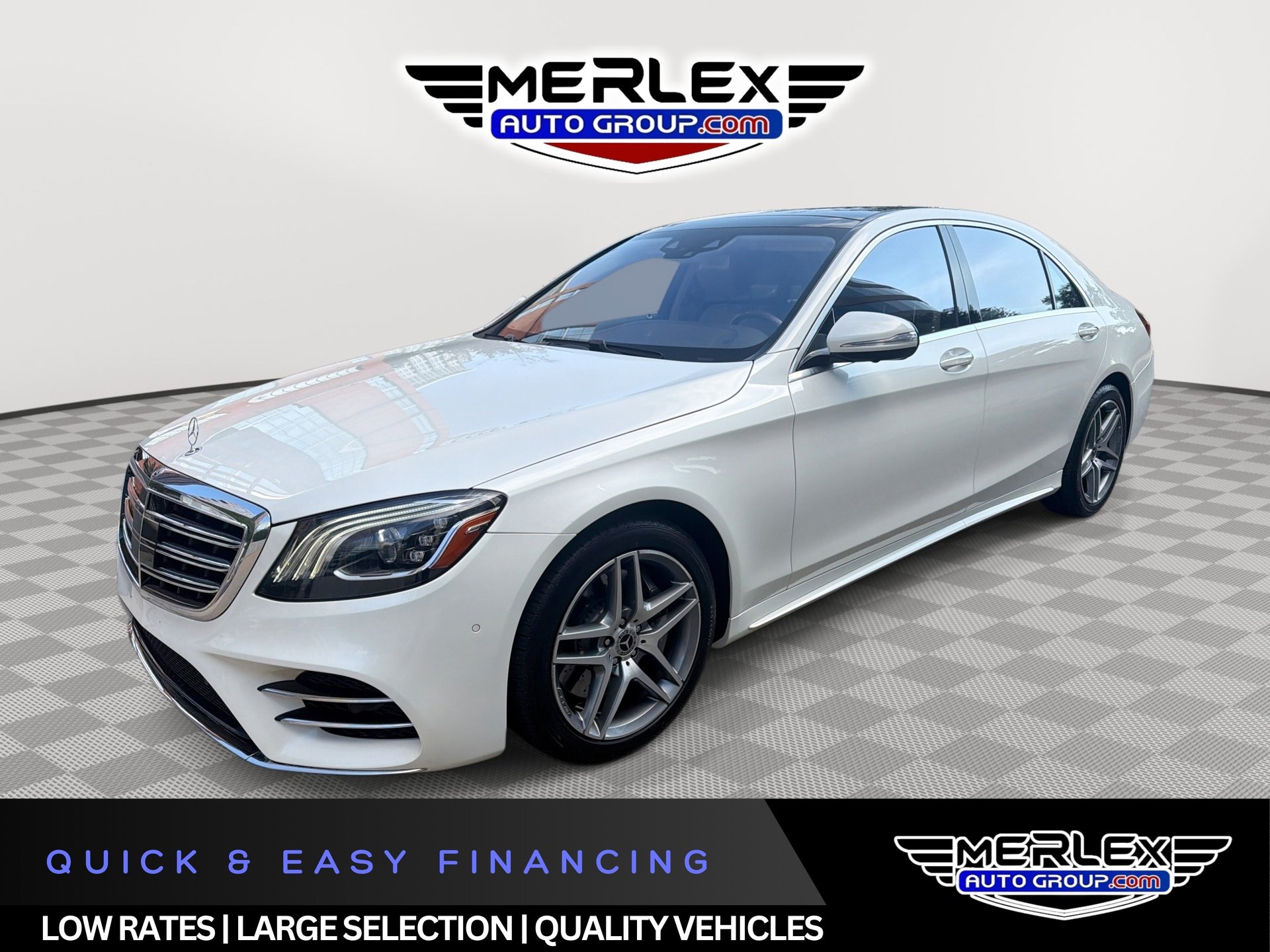 Used 2019 Mercedes-Benz S 560 4MATIC Sedan w/ AMG Line Exterior image 1