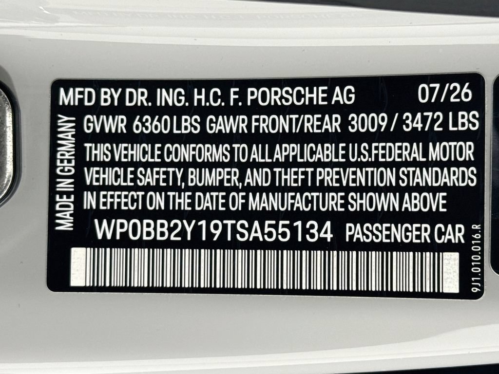 New 2026 Porsche Taycan 4S AWD/4WD image 33