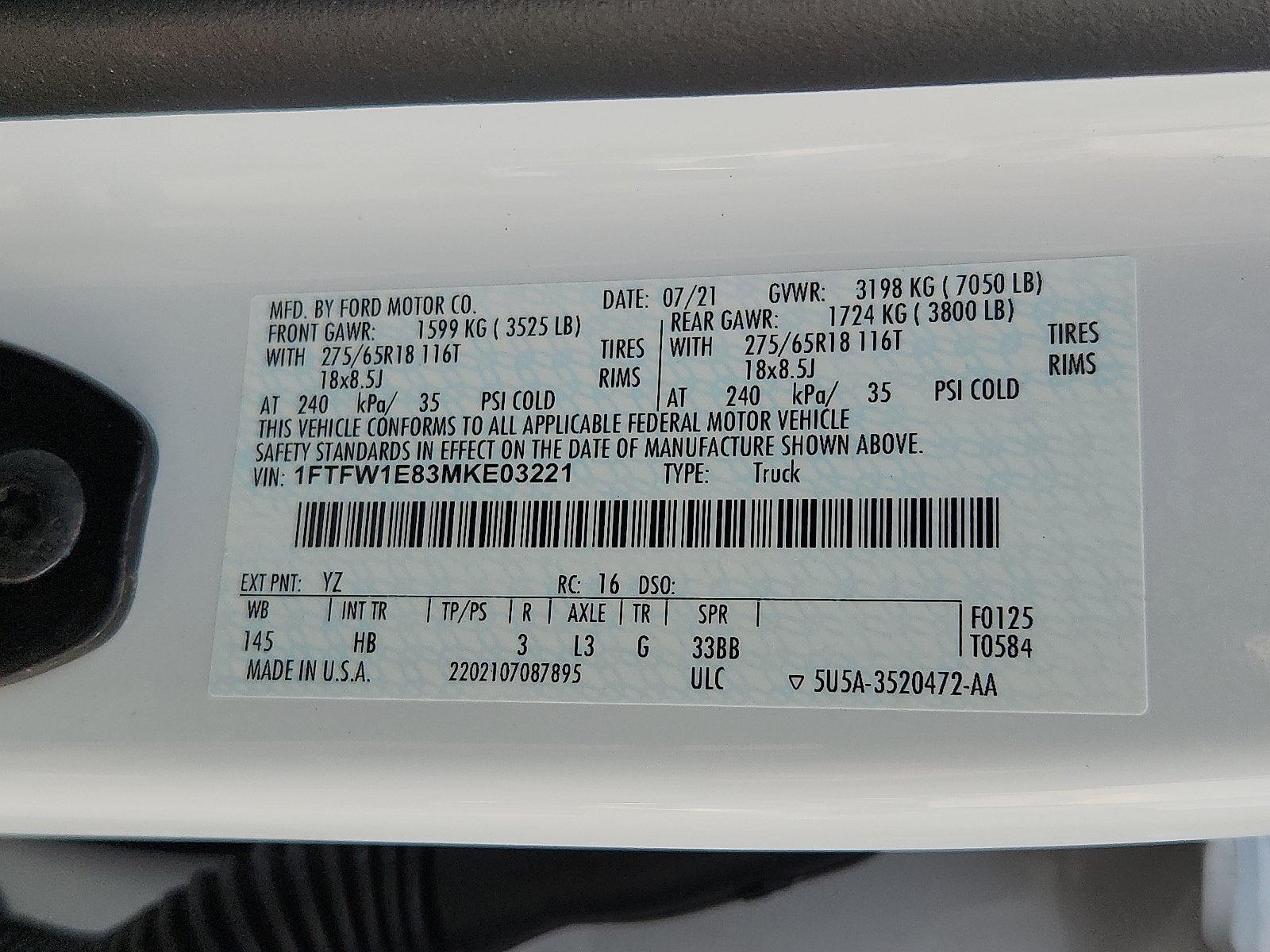 Certified 2021 Ford F150 Lariat AWD/4WD image 30