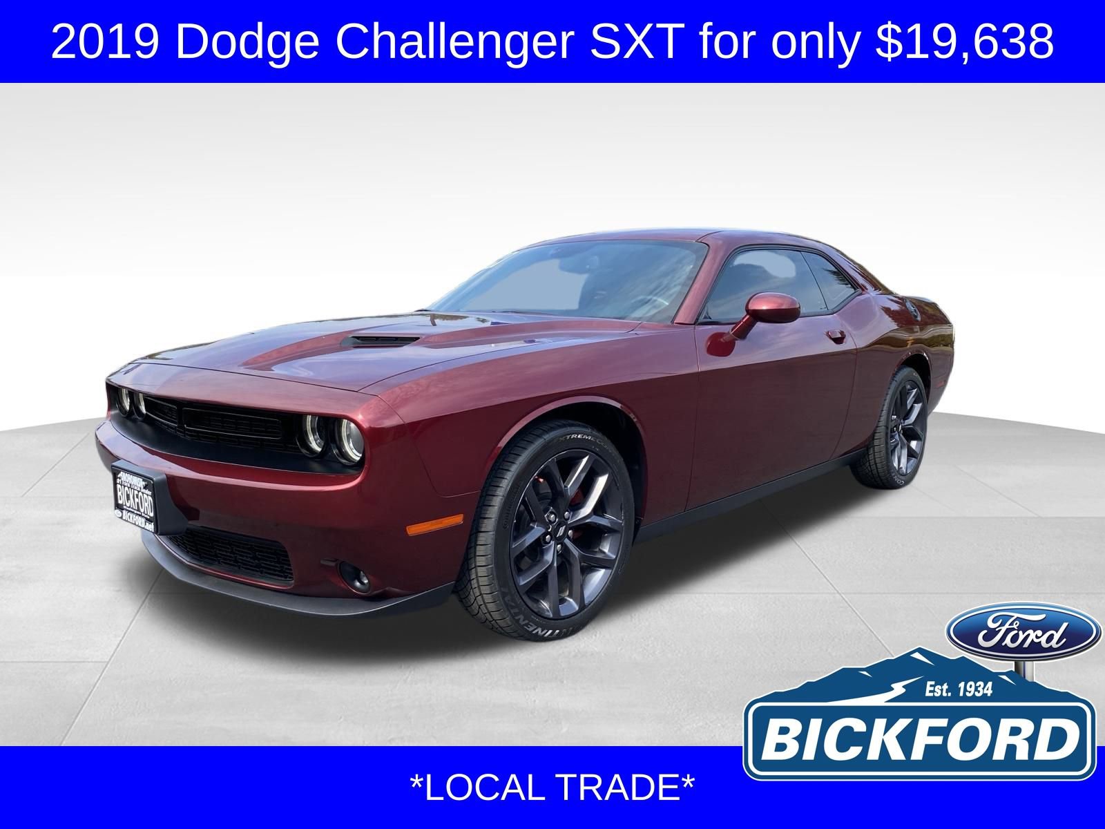 Used 2019 Dodge Challenger SXT w/ Blacktop Package