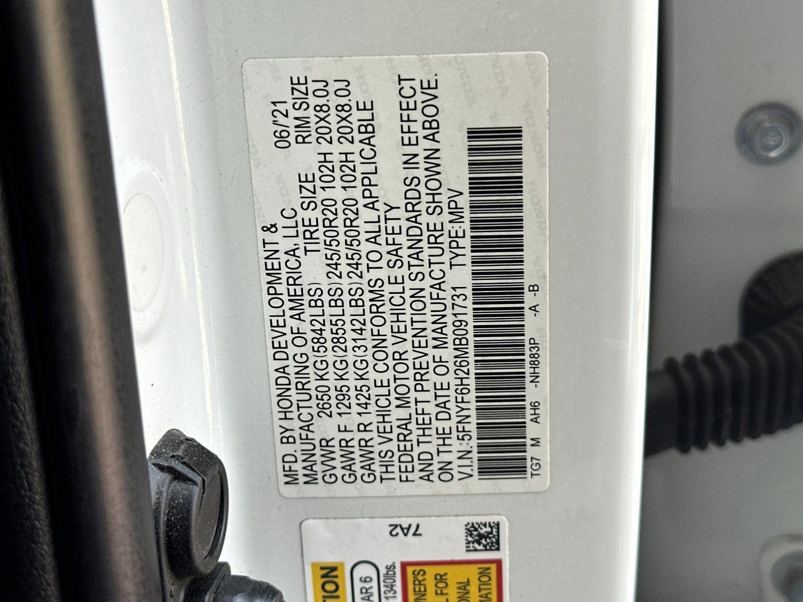 Used 2021 Honda Pilot Special Edition image 35