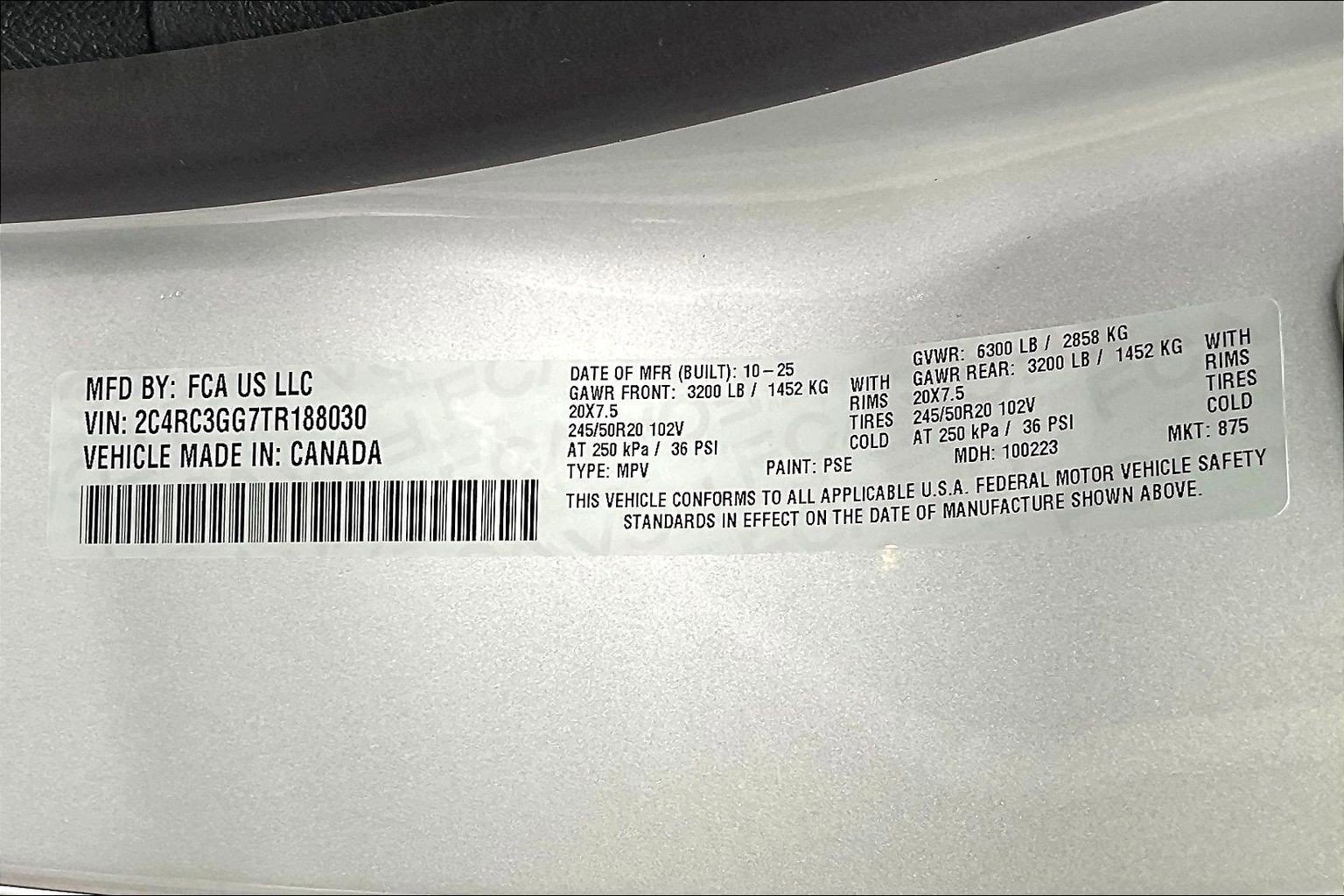 New 2026 Chrysler Pacifica Limited w/ S Appearance Package image 13