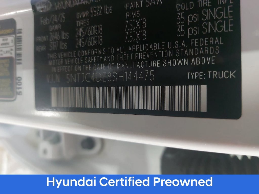 Certified 2025 Hyundai Santa Cruz SEL FWD image 35