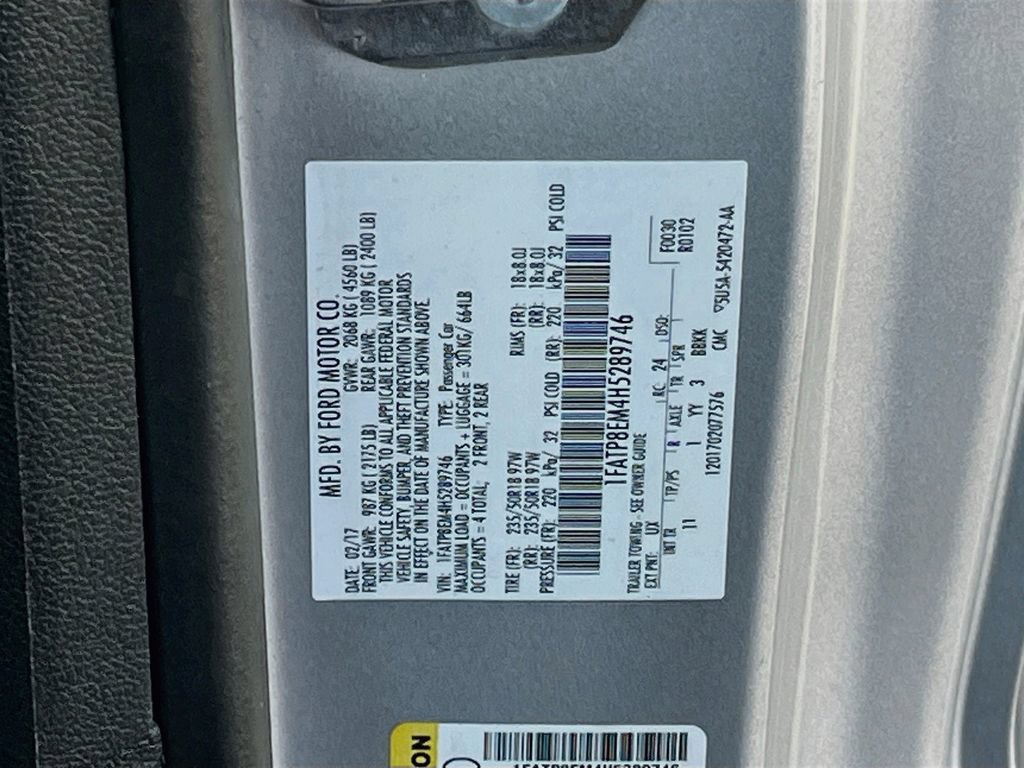 Used 2017 Ford Mustang Convertible w/ Equipment Group 051A RWD image 28
