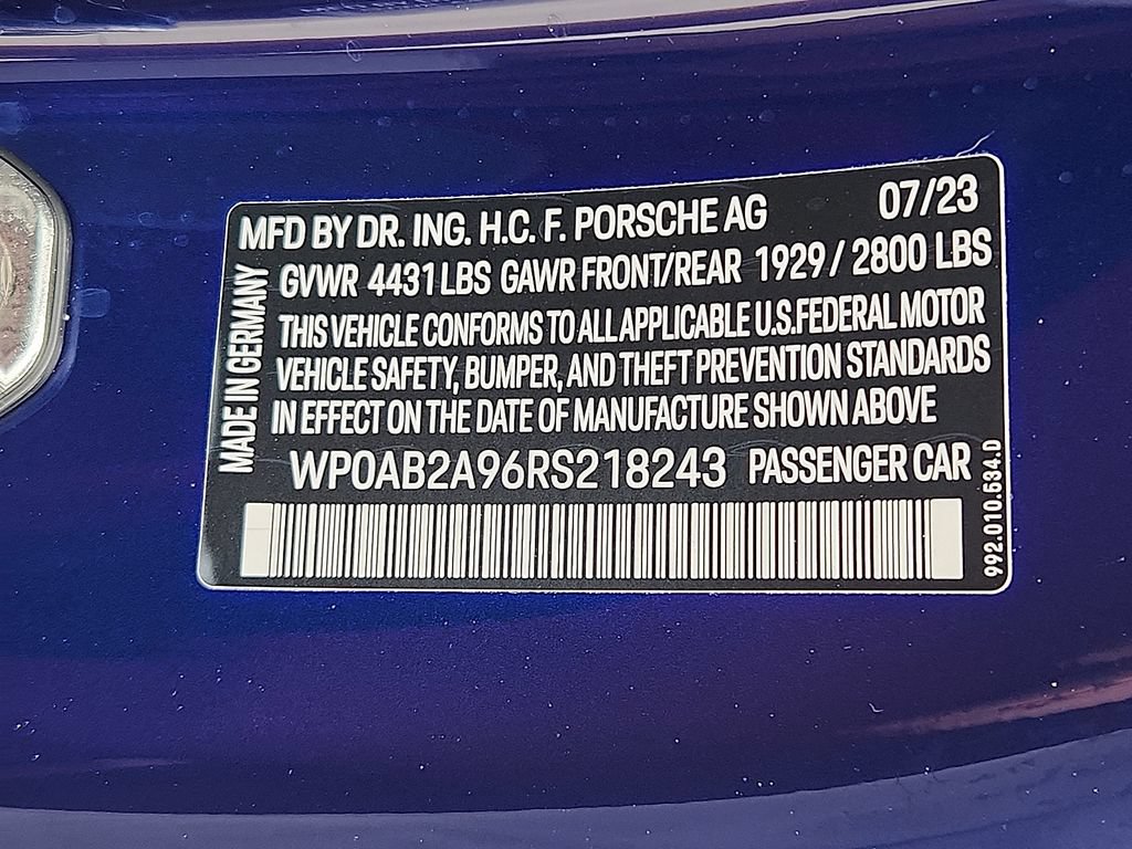 Certified 2024 Porsche 911 Carrera 4 GTS AWD/4WD image 27
