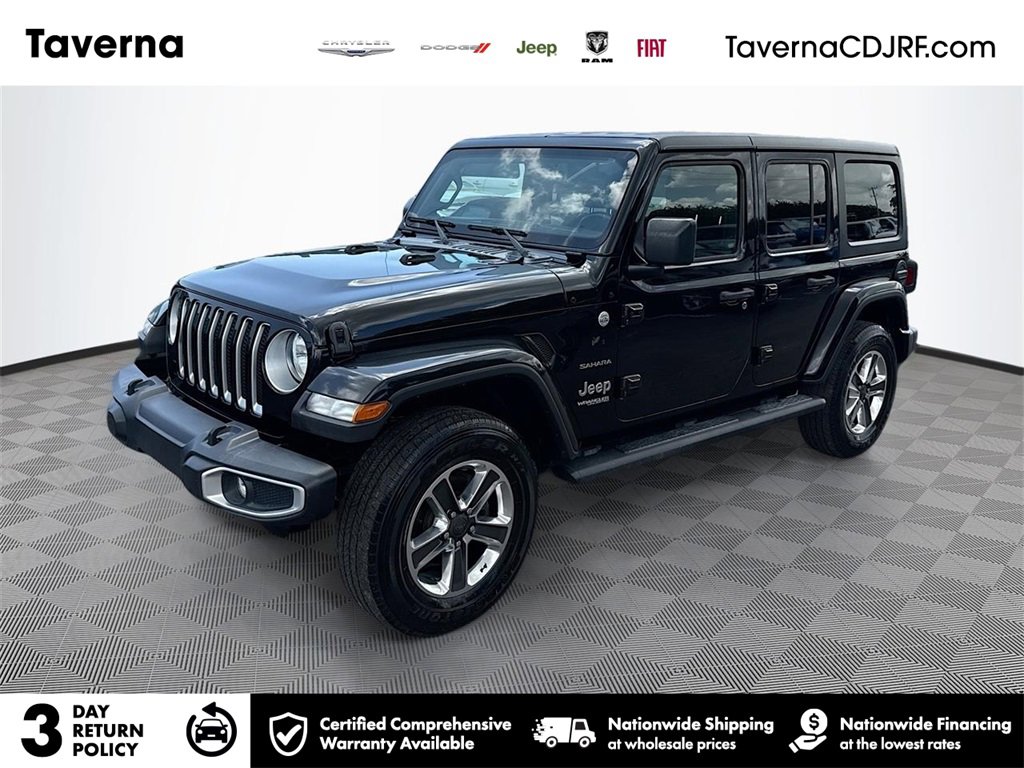Used 2021 Jeep Wrangler Unlimited Sahara image 1