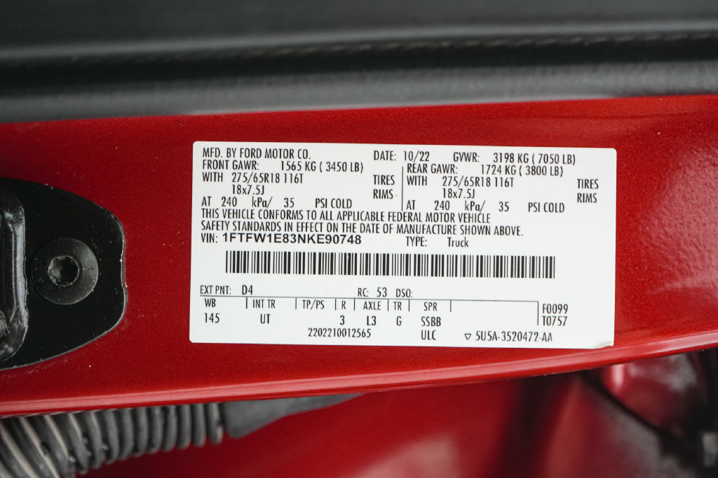 Certified 2022 Ford F150 XLT w/ Equipment Group 302A High AWD/4WD image 23