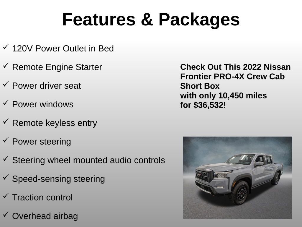 Used 2022 Nissan Frontier PRO-4X w/ Pro-4X Premium Package image 10