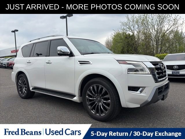 Used 2023 Nissan Armada Platinum w/ Captain's Chairs Package AWD/4WD image 1