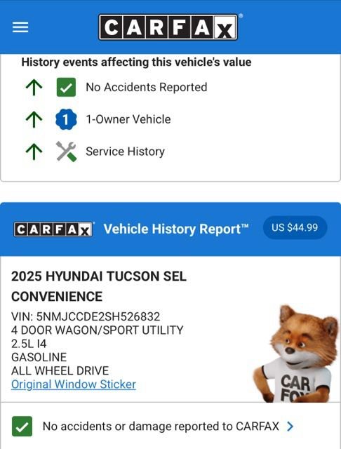 Used 2025 Hyundai Tucson SEL image 4