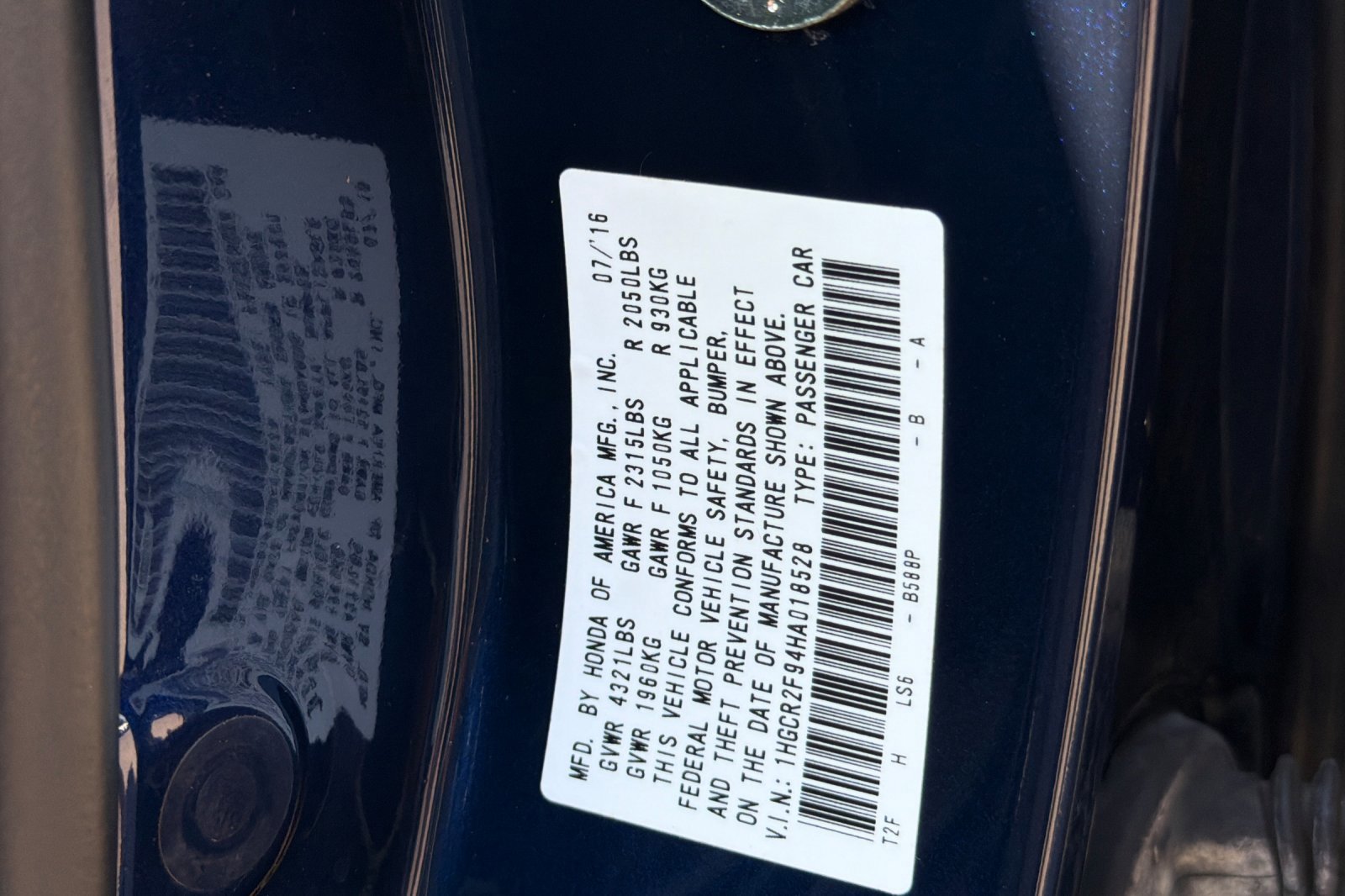 Used 2017 Honda Accord EX-L image 29